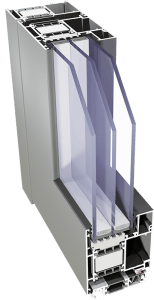 Trójkomorowy profil drzwiowy Aliplast Superial 800